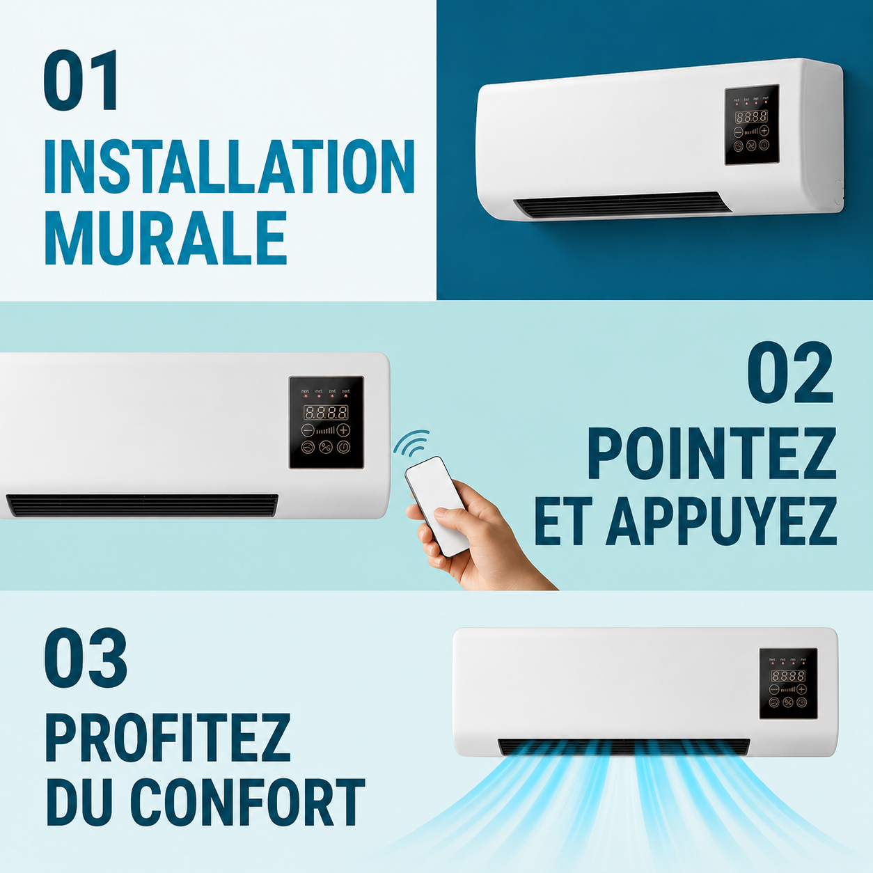 CoolFlow® Climatiseur Portable Split